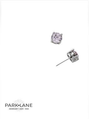 Park Lane Lavender Crystal Stud Impressions Earrings -Not included show special